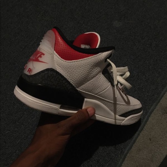 Jordan retro 3 fire denim - Picture 4 of 4